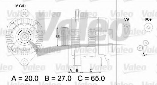 VALEO 436618 Генератор для RENAULT LUTECIA I (Рено Лутэcиа и) VALEO 436618 Генератор для RENAULT LUTECIA I (Рено Лутэcиа и)