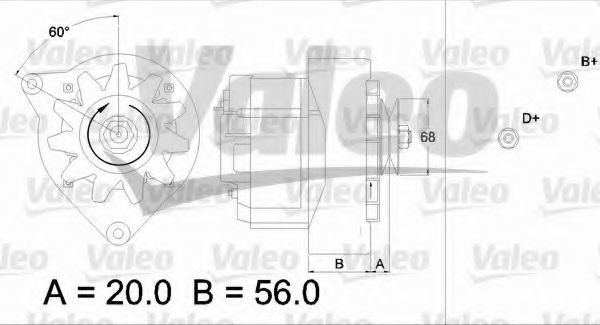 VALEO 436629 Генератор для MERCEDES-BENZ SL (Мэрcэдэс-бэнз Сл) VALEO 436629 Генератор для MERCEDES-BENZ SL (Мэрcэдэс-бэнз Сл)