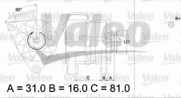 VALEO 436632 Генератор для BMW 7 (Бмв 7) VALEO 436632 Генератор для BMW 7 (Бмв 7)