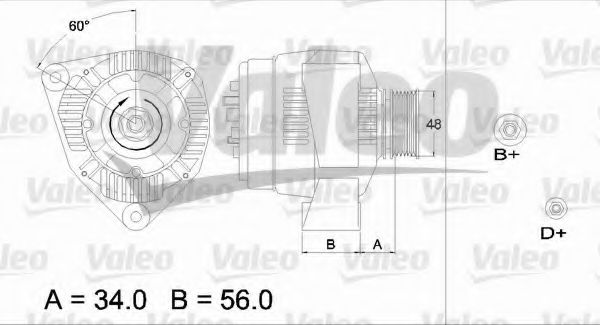 VALEO 436667 Генератор для MERCEDES-BENZ SLK (Мэрcэдэс-бэнз Слк) VALEO 436667 Генератор для MERCEDES-BENZ SLK (Мэрcэдэс-бэнз Слк)