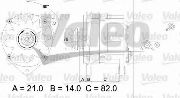 VALEO 436686 Генератор для FORD GRANADA III (Форд Гранада 3) VALEO 436686 Генератор для FORD GRANADA III (Форд Гранада 3)