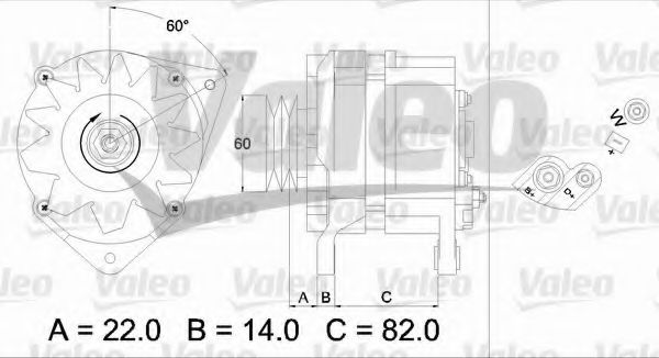 VALEO 436690 Генератор для FORD GRANADA III (Форд Гранада 3) VALEO 436690 Генератор для FORD GRANADA III (Форд Гранада 3)