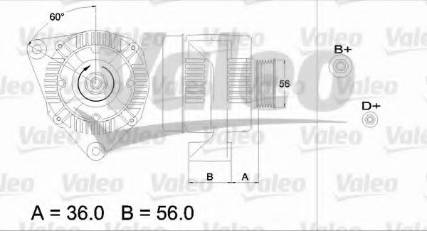 VALEO 436718 Генератор для MERCEDES-BENZ SPRINTER 3-T (Мэрcэдэс-бэнз Спринтэр 3-т) VALEO 436718 Генератор для MERCEDES-BENZ SPRINTER 3-T (Мэрcэдэс-бэнз Спринтэр 3-т)