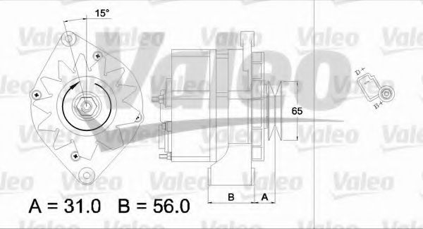 VALEO 436722 Генератор для OPEL OMEGA A (Опель Омэга а) VALEO 436722 Генератор для OPEL OMEGA A (Опель Омэга а)