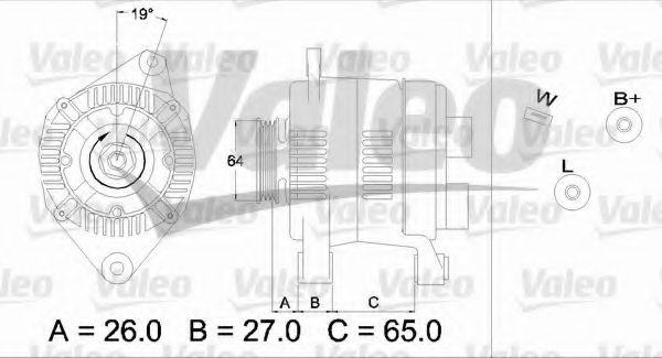 VALEO 436737 Генератор для RENAULT MEGANE I (Рено Меган 1) VALEO 436737 Генератор для RENAULT MEGANE I (Рено Меган 1)