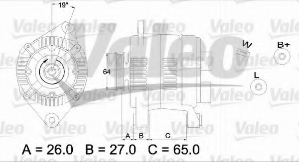 VALEO 436740 Генератор для RENAULT MEGANE I (Рено Меган 1) VALEO 436740 Генератор для RENAULT MEGANE I (Рено Меган 1)