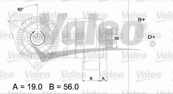 VALEO 436741 Генератор для PEUGEOT PARTNER PATAGONICA / URBANA (Пежо Партнер патагоника / урбана) VALEO 436741 Генератор для PEUGEOT PARTNER PATAGONICA / URBANA (Пежо Партнер патагоника / урбана)