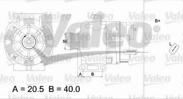 VALEO 436750 Генератор для DACIA SANDERO (Дача Сандэро) VALEO 436750 Генератор для DACIA SANDERO (Дача Сандэро)
