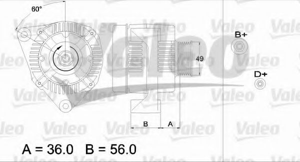 VALEO 437125 Генератор для MERCEDES-BENZ SLK (Мэрcэдэс-бэнз Слк) VALEO 437125 Генератор для MERCEDES-BENZ SLK (Мэрcэдэс-бэнз Слк)
