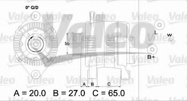 VALEO 437140 Генератор для RENAULT ESPACE III (Рено Эспейс 3) VALEO 437140 Генератор для RENAULT ESPACE III (Рено Эспейс 3)