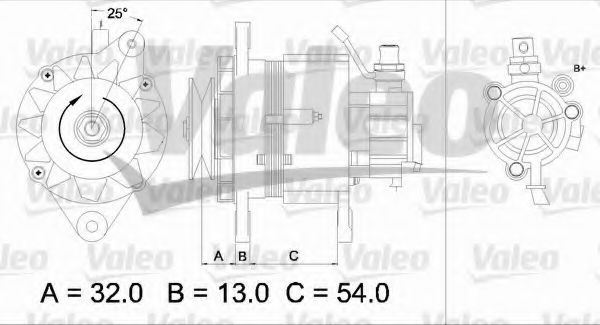 VALEO 437143 Генератор для MITSUBISHI L200 / STORM (Митсубиши/митсубиси Л200 / сторм) VALEO 437143 Генератор для MITSUBISHI L200 / STORM (Митсубиши/митсубиси Л200 / сторм)