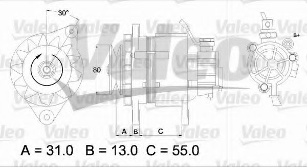 VALEO 437148 Генератор для MITSUBISHI L200 / STORM (Митсубиши/митсубиси Л200 / сторм) VALEO 437148 Генератор для MITSUBISHI L200 / STORM (Митсубиши/митсубиси Л200 / сторм)