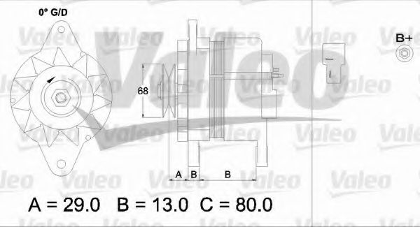 VALEO 437149 Генератор для NISSAN (Ниссан) VALEO 437149 Генератор для NISSAN (Ниссан)