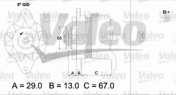 VALEO 437162 Генератор для SUZUKI (Сузуки) VALEO 437162 Генератор для SUZUKI (Сузуки)