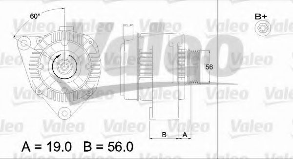 VALEO 437186 Генератор для PEUGEOT PARTNER PATAGONICA / URBANA (Пежо Партнер патагоника / урбана) VALEO 437186 Генератор для PEUGEOT PARTNER PATAGONICA / URBANA (Пежо Партнер патагоника / урбана)