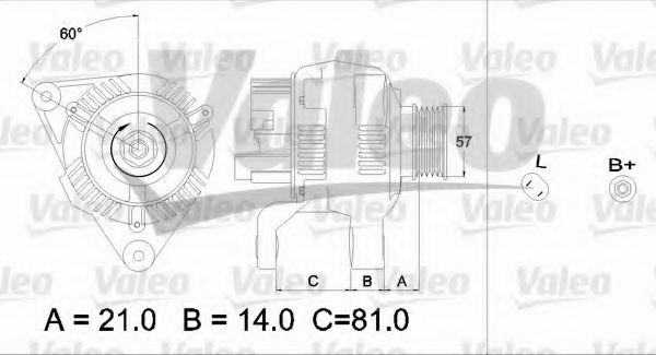 VALEO 437188 Генератор для VOLKSWAGEN PASSAT (Фольксваген Пассат) VALEO 437188 Генератор для VOLKSWAGEN PASSAT (Фольксваген Пассат)