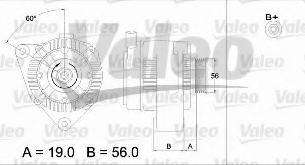 VALEO 437190 Генератор для PEUGEOT PARTNER PATAGONICA / URBANA (Пежо Партнер патагоника / урбана) VALEO 437190 Генератор для PEUGEOT PARTNER PATAGONICA / URBANA (Пежо Партнер патагоника / урбана)