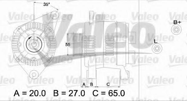 VALEO 437202 Генератор для RENAULT ESPACE III (Рено Эспейс 3) VALEO 437202 Генератор для RENAULT ESPACE III (Рено Эспейс 3)