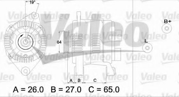 VALEO 437205 Генератор для RENAULT MEGANE I (Рено Меган 1) VALEO 437205 Генератор для RENAULT MEGANE I (Рено Меган 1)