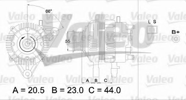 VALEO 437334 Генератор для KIA OPTIMA (Киа Оптима) VALEO 437334 Генератор для KIA OPTIMA (Киа Оптима)