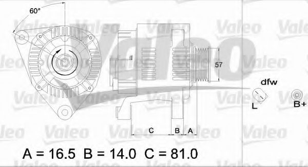 VALEO 437348 Генератор для VOLKSWAGEN PASSAT CC (Фольксваген Пассат сс) VALEO 437348 Генератор для VOLKSWAGEN PASSAT CC (Фольксваген Пассат сс)