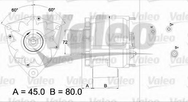 VALEO 437442 Генератор для MERCEDES-BENZ ATEGO (Мэрcэдэс-бэнз Атэго) VALEO 437442 Генератор для MERCEDES-BENZ ATEGO (Мэрcэдэс-бэнз Атэго)