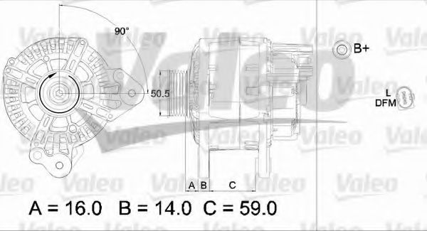 VALEO 437456 Генератор для SEAT IBIZA V (Сеат Ибица 5) VALEO 437456 Генератор для SEAT IBIZA V (Сеат Ибица 5)
