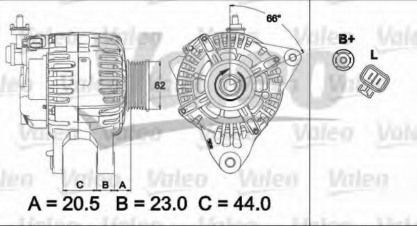 VALEO 437488 Генератор для HYUNDAI TUSCANI (Хендай Тусcани) VALEO 437488 Генератор для HYUNDAI TUSCANI (Хендай Тусcани)