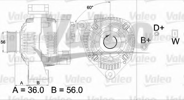 VALEO 437489 Генератор для MERCEDES-BENZ SPRINTER 3-T (Мэрcэдэс-бэнз Спринтэр 3-т) VALEO 437489 Генератор для MERCEDES-BENZ SPRINTER 3-T (Мэрcэдэс-бэнз Спринтэр 3-т)