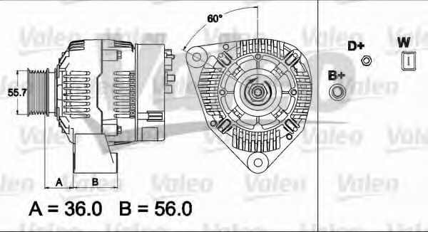 VALEO 437499 Генератор для MERCEDES-BENZ SPRINTER 3-T (Мэрcэдэс-бэнз Спринтэр 3-т) VALEO 437499 Генератор для MERCEDES-BENZ SPRINTER 3-T (Мэрcэдэс-бэнз Спринтэр 3-т)