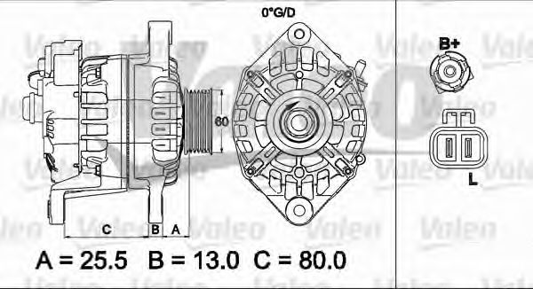 VALEO 437501 Генератор для NISSAN PULSAR VI (Ниссан Пулсар vи) VALEO 437501 Генератор для NISSAN PULSAR VI (Ниссан Пулсар vи)