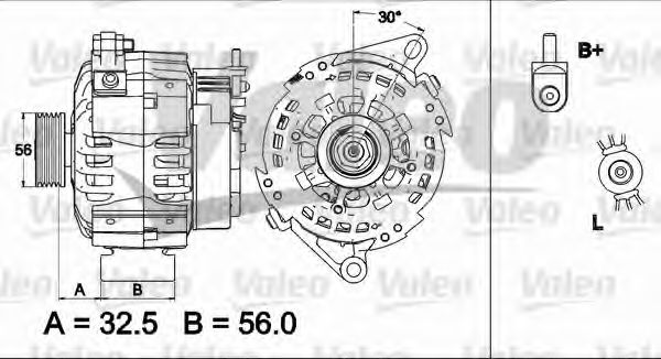 VALEO 437510 Генератор для ROVER 25 (Ровер 25) VALEO 437510 Генератор для ROVER 25 (Ровер 25)