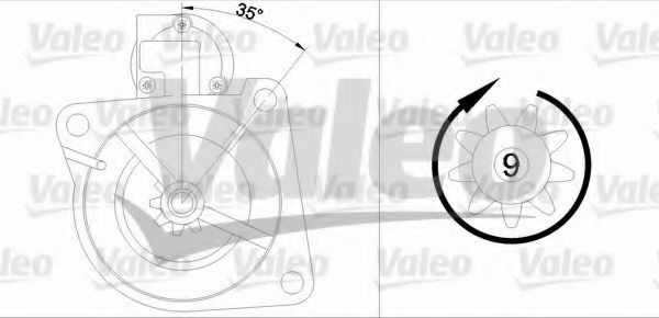 VALEO 455508 Стартер для RENAULT MASTER I (Рено Мастэр и) VALEO 455508 Стартер для RENAULT MASTER I (Рено Мастэр и)