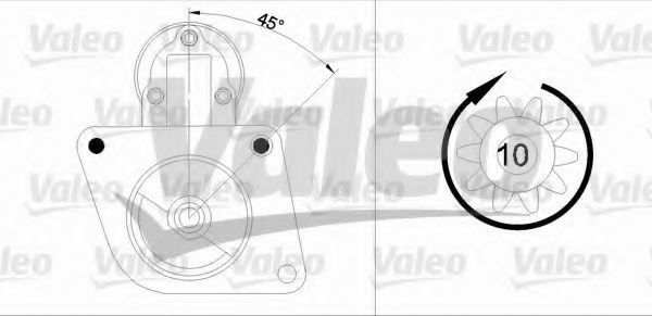 VALEO 455511 Стартер для FIAT (Фиат) VALEO 455511 Стартер для FIAT (Фиат)