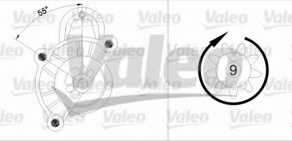 VALEO 455512 Стартер для PEUGEOT 305 II (Пежо 305 2) VALEO 455512 Стартер для PEUGEOT 305 II (Пежо 305 2)