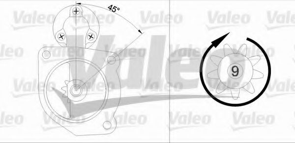VALEO 455536 Стартер для VOLVO (Вольво) VALEO 455536 Стартер для VOLVO (Вольво)