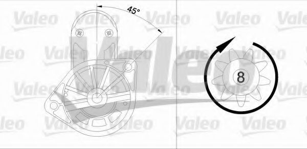 VALEO 455583 Стартер для NISSAN PRIMERA (Ниссан Примера) VALEO 455583 Стартер для NISSAN PRIMERA (Ниссан Примера)