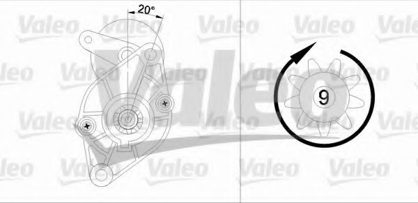 VALEO 455594 Стартер для TOYOTA COROLLA SPRINTER (Тойота/тоета Cоролла спринтэр) VALEO 455594 Стартер для TOYOTA COROLLA SPRINTER (Тойота/тоета Cоролла спринтэр)