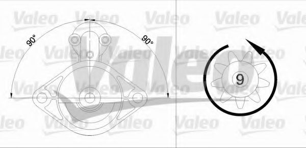 VALEO 455601 Стартер для DAIHATSU MIRA II (Дайхатсу Мира 2) VALEO 455601 Стартер для DAIHATSU MIRA II (Дайхатсу Мира 2)