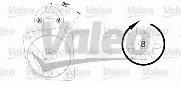 VALEO 455606 Стартер для MAZDA 626 III (Мазда 626 3) VALEO 455606 Стартер для MAZDA 626 III (Мазда 626 3)