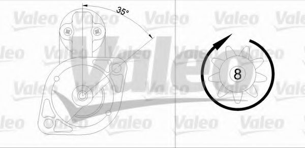 VALEO 455607 Стартер для MITSUBISHI LANCER (Митсубиши/митсубиси Ланcэр) VALEO 455607 Стартер для MITSUBISHI LANCER (Митсубиши/митсубиси Ланcэр)