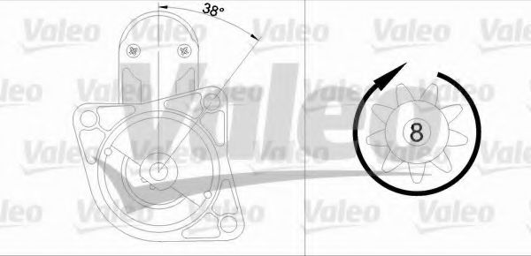 VALEO 455609 Стартер для MAZDA GLC II (Мазда Глc 2) VALEO 455609 Стартер для MAZDA GLC II (Мазда Глc 2)
