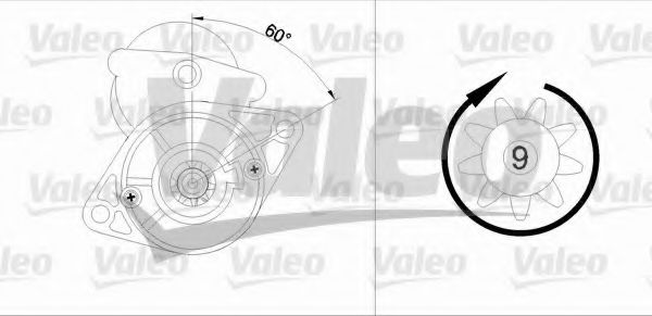 VALEO 455612 Стартер для DAIHATSU RUGGER (Дайхатсу Руггэр) VALEO 455612 Стартер для DAIHATSU RUGGER (Дайхатсу Руггэр)