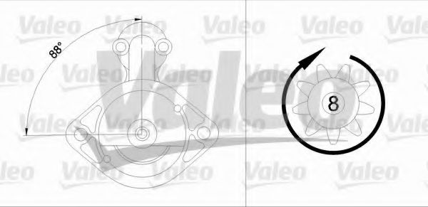 VALEO 455613 Стартер для TOYOTA COROLLA FX (Тойота/тоета Cоролла инфинити фх) VALEO 455613 Стартер для TOYOTA COROLLA FX (Тойота/тоета Cоролла инфинити фх)