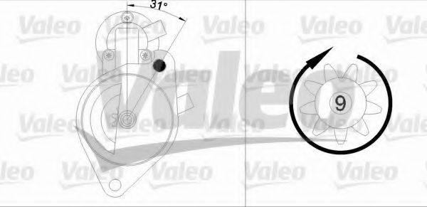 VALEO 455696 Стартер для OPEL (Опель) VALEO 455696 Стартер для OPEL (Опель)