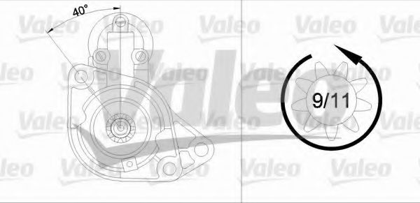 VALEO 455727 Стартер для VOLKSWAGEN VENTO (Фольксваген Венто) VALEO 455727 Стартер для VOLKSWAGEN VENTO (Фольксваген Венто)