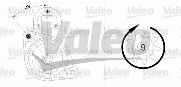 VALEO 455736 Стартер для OPEL OMEGA A (Опель Омэга а) VALEO 455736 Стартер для OPEL OMEGA A (Опель Омэга а)