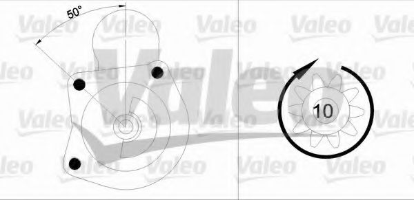 VALEO 455746 Стартер для FORD FIESTA (Форд Фиэста) VALEO 455746 Стартер для FORD FIESTA (Форд Фиэста)