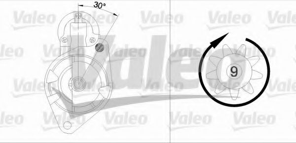 VALEO 455879 Стартер для CHEVROLET VECTRA (Шевроле Vэcтра) VALEO 455879 Стартер для CHEVROLET VECTRA (Шевроле Vэcтра)