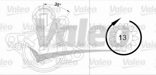 VALEO 455895 Стартер для FORD TRANSIT (Форд Трансит) VALEO 455895 Стартер для FORD TRANSIT (Форд Трансит)